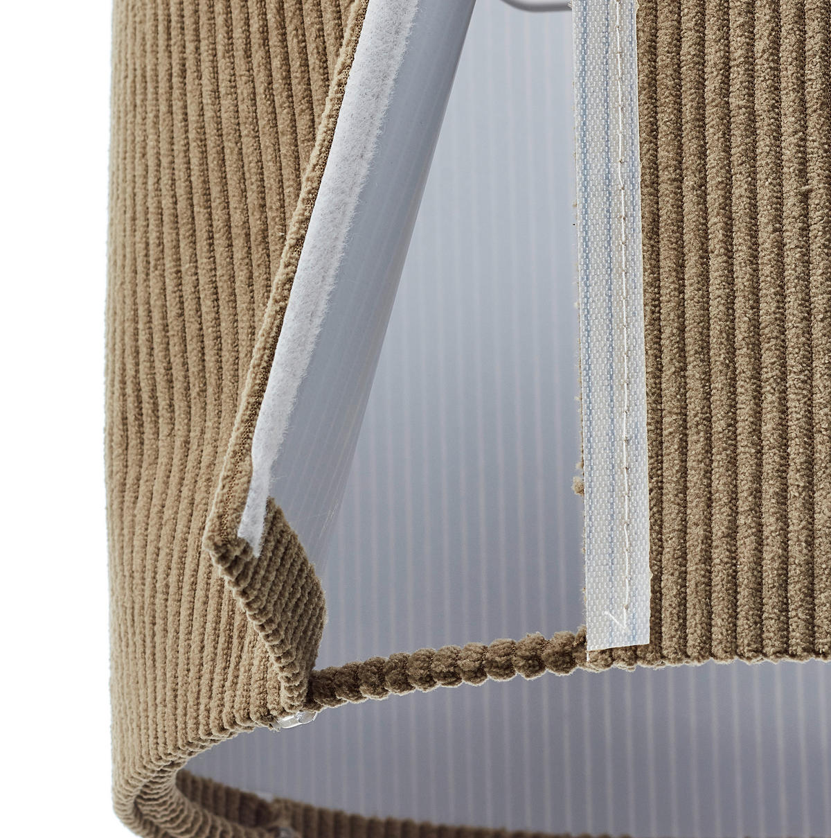 PENDELLEUCHTE Cord-Lampenschirm 60100/22 - Grau, Metall (23/94/150cm) - Brilliant