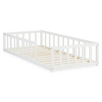 BODENBETT weiß 90/200 cm - Weiß, Holz (90/200cm) - Homestyle4u