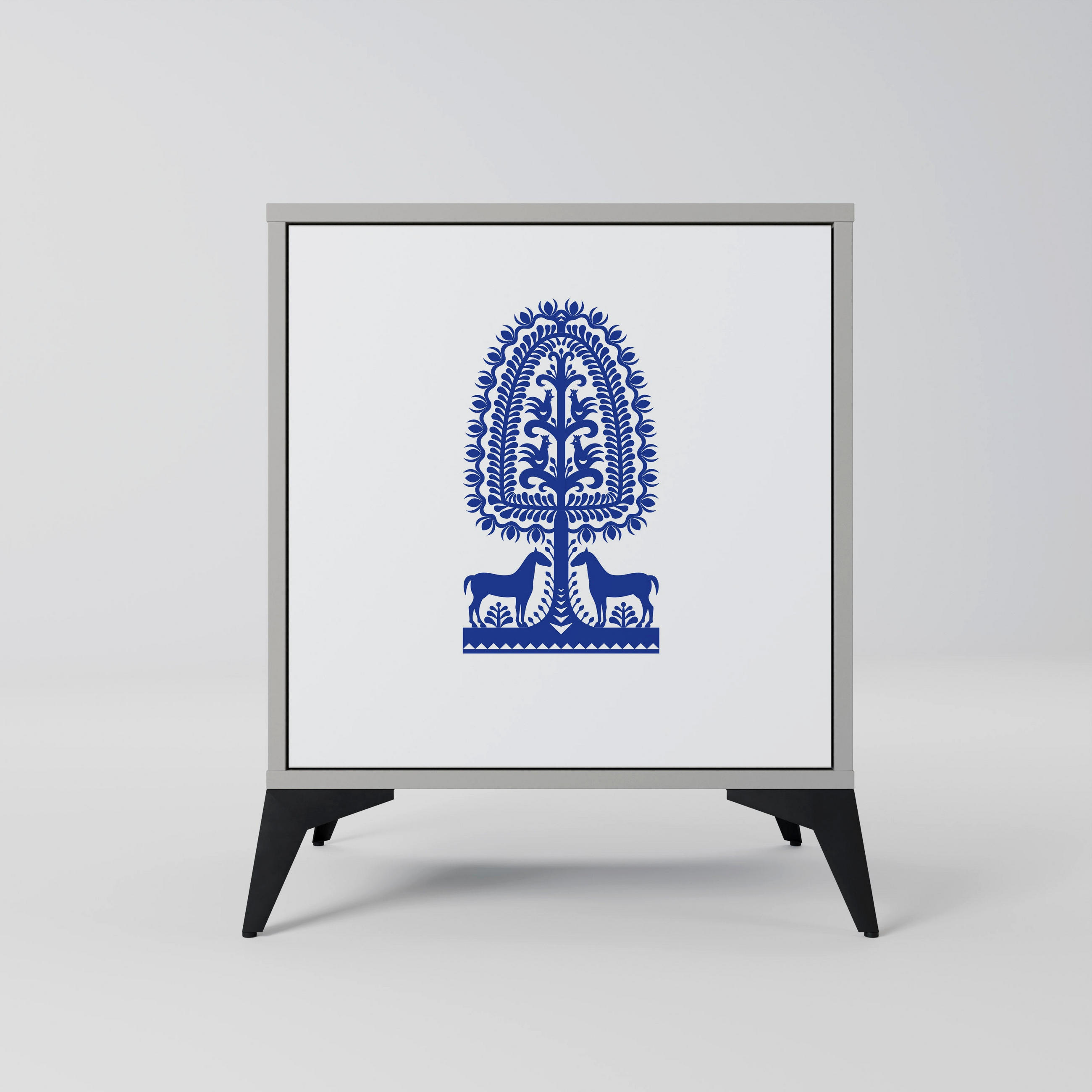 SpaceRebels Sideboard Grau 57.5x70.5x42 cm