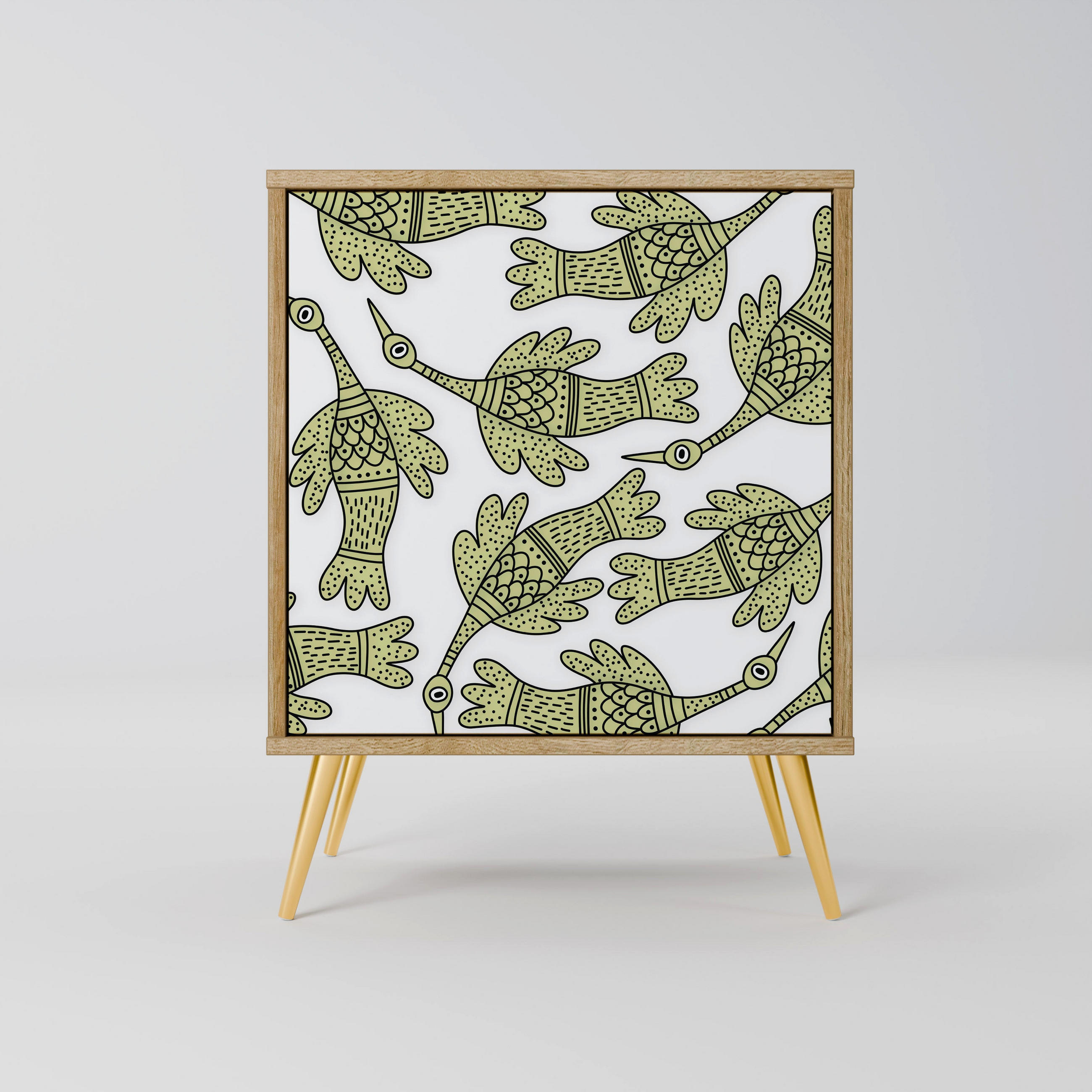 SpaceRebels Sideboard Eiche 57.5x75.5x42 cm
