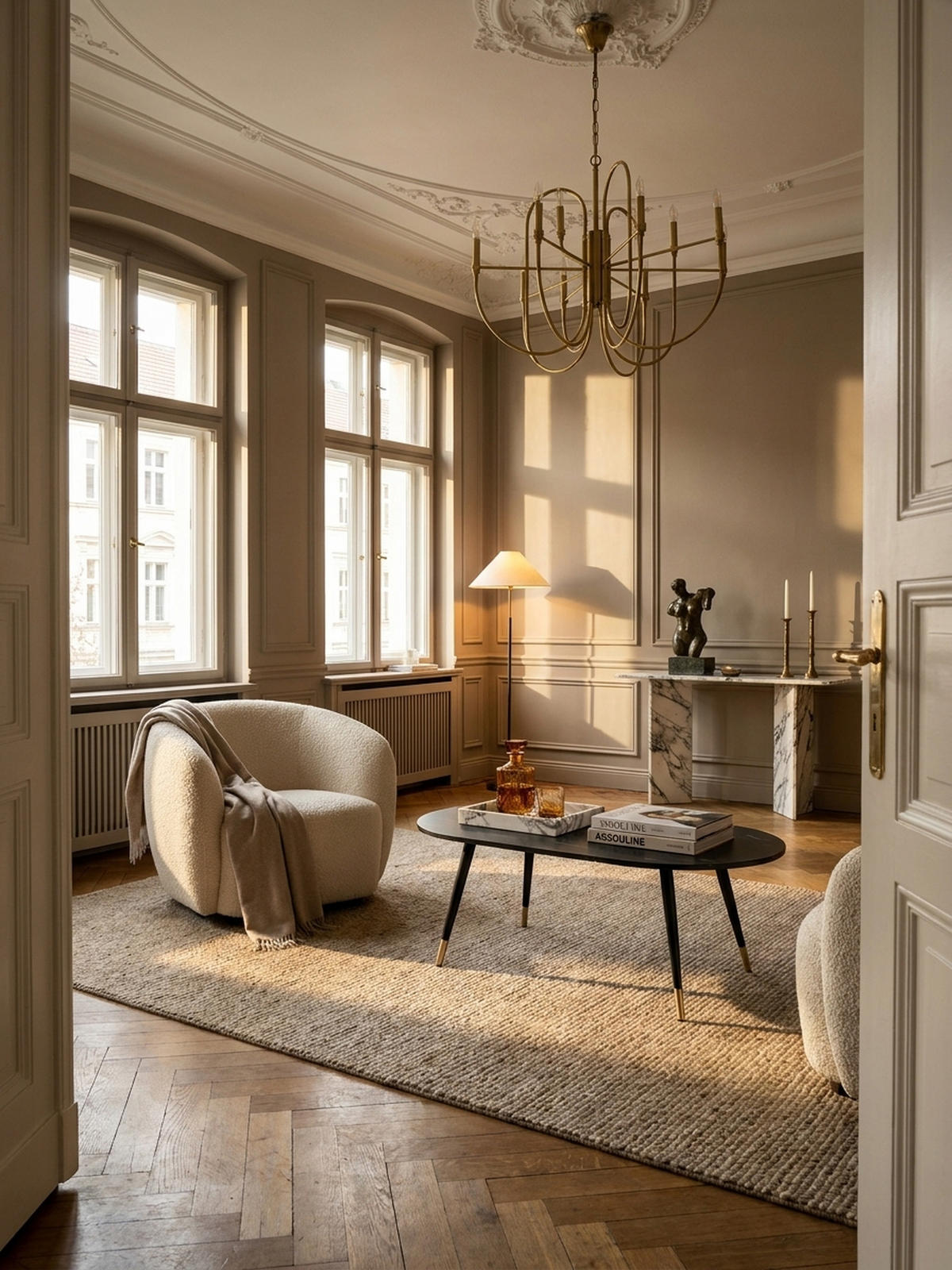 COUCHTISCH oval in Marmor-Optik – mit Metallgestell im modernen Design, Schwarz 120x60x42 cm - Goldfarben/Schwarz, Holzwerkstoff/Metall (60/120/42cm) - KADIMA DESIGN