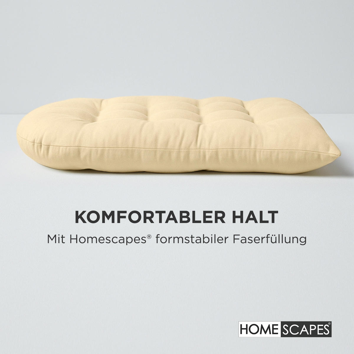 HÄNGESESSEL-KISSEN creme – halbrund, 80/120 cm - Creme, Textil (80/12/120cm) - Homescapes