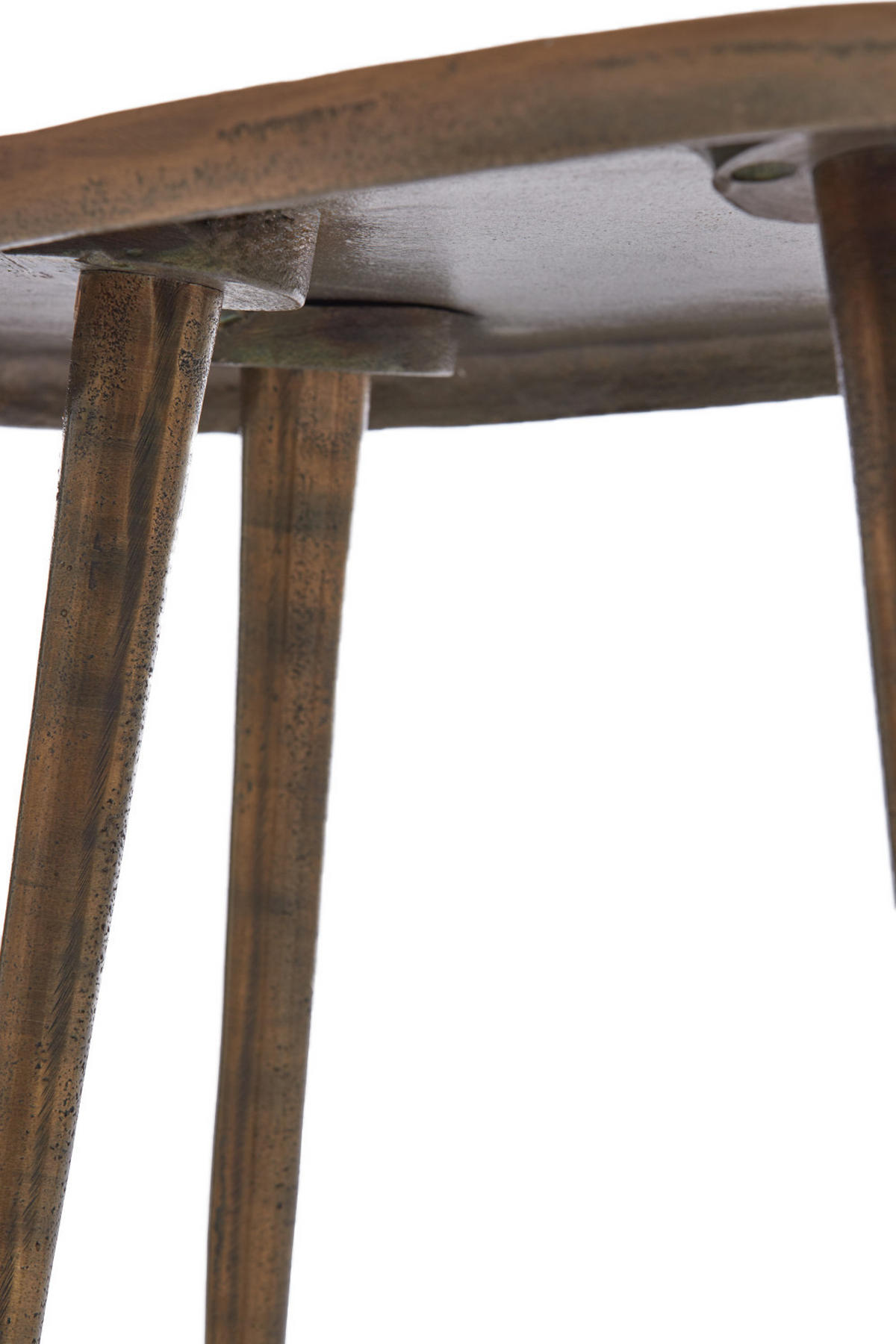 BEISTELLTISCH Puno Bronze 48/32/37 cm - Bronzefarben, Metall (48/32/37cm) - Light & Living