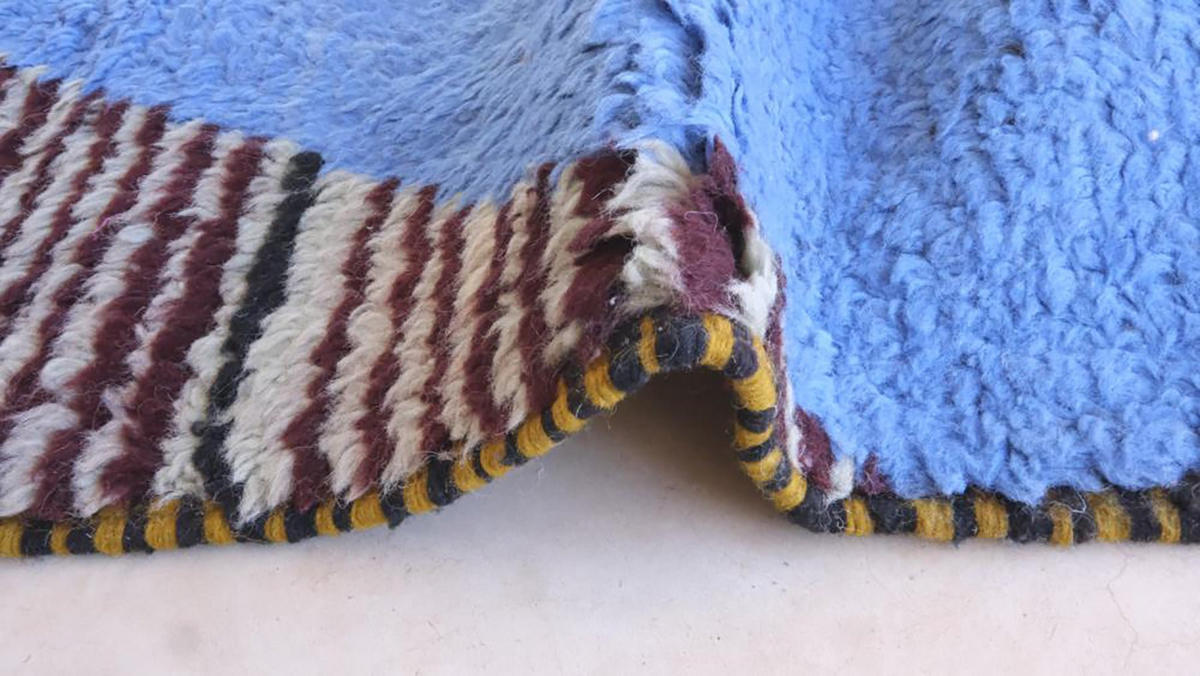 BERBERTEPPICH aus Marokko aus Wolle farbig mehrfarbig - Multicolor, Naturmaterialien (200/286cm) - AFK Living