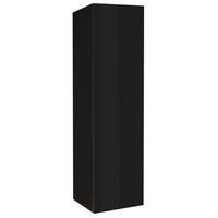 HÄNGESCHRANK Colors in Schwarz Glas - Schwarz, Holzwerkstoff (32/118/33cm)