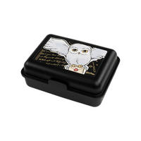 BROTDOSE Harry Potter Hedwig Eule Schwarz 17,5 x 12,8 x 6,9 cm - Schwarz, Kunststoff (17.5/6.9/12.8cm) - United Labels