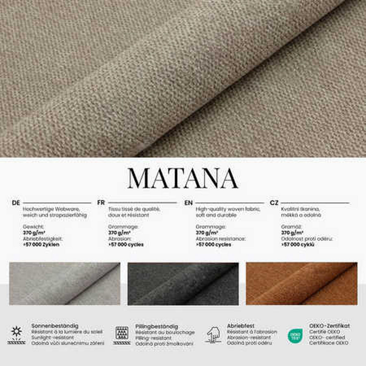 POSTEL BOXSPRING INERO DUO 200/200 - Tmavě šedá Strukturovaná látka - Topper T25 - H4 - černá/tmavě šedá, textil/plast (200/200cm) - MKS