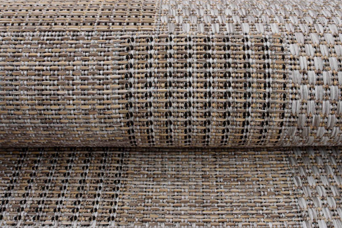 TEPPICH MELISSA Grau 160/230 cm - Grau, Kunststoff (160/230cm) - Tapiso