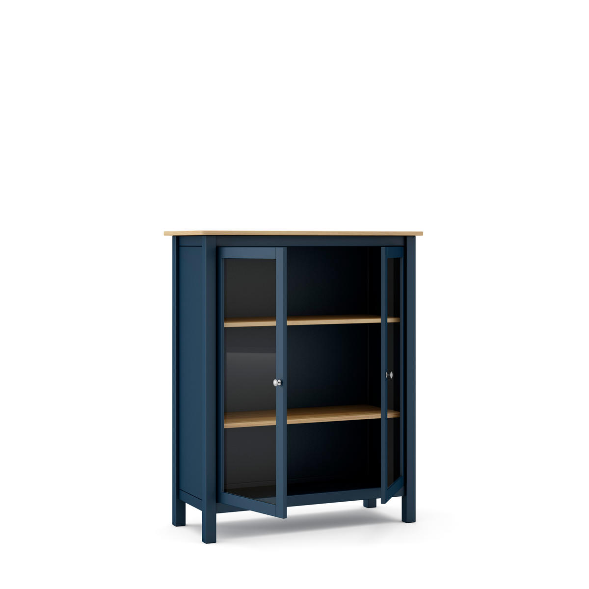 ESSZIMMERSCHRANK Misti Blau 90/40/110 cm - Blau, Holz (40/110/90cm) - Calicosy