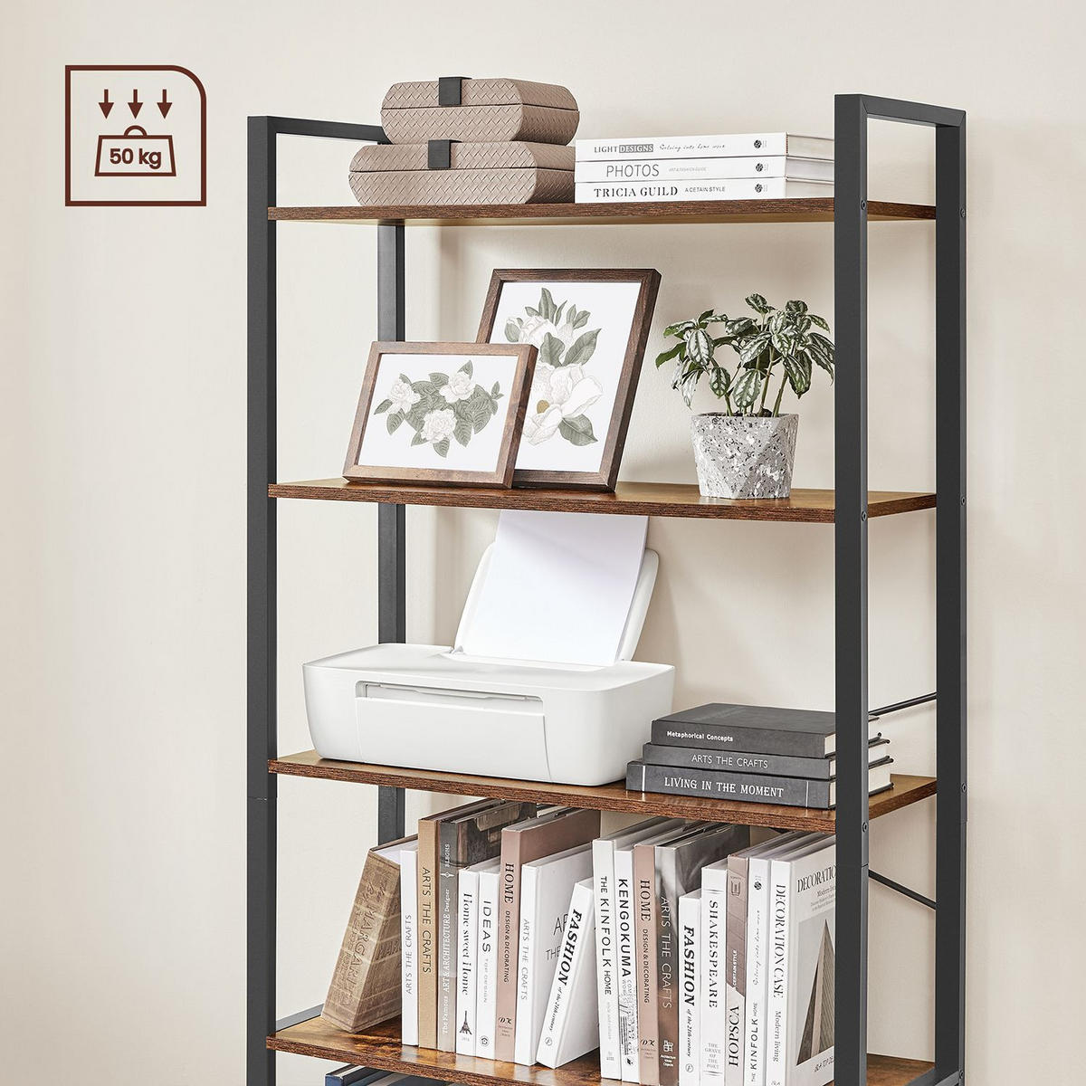 BÜCHERREGAL STANDREGAL - Braun, Holzwerkstoff (30/153/80cm) - Hansiro
