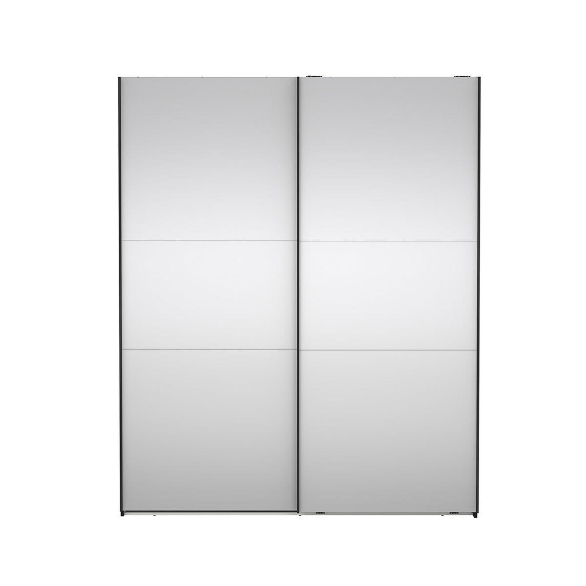 SCHIEBETÜRENSCHRANK, Como, Schwarz, Holzwerkstoff, 179 x 67 x 221 cm - Schwarz, Holzwerkstoff (179/221/67cm) - ebuy24