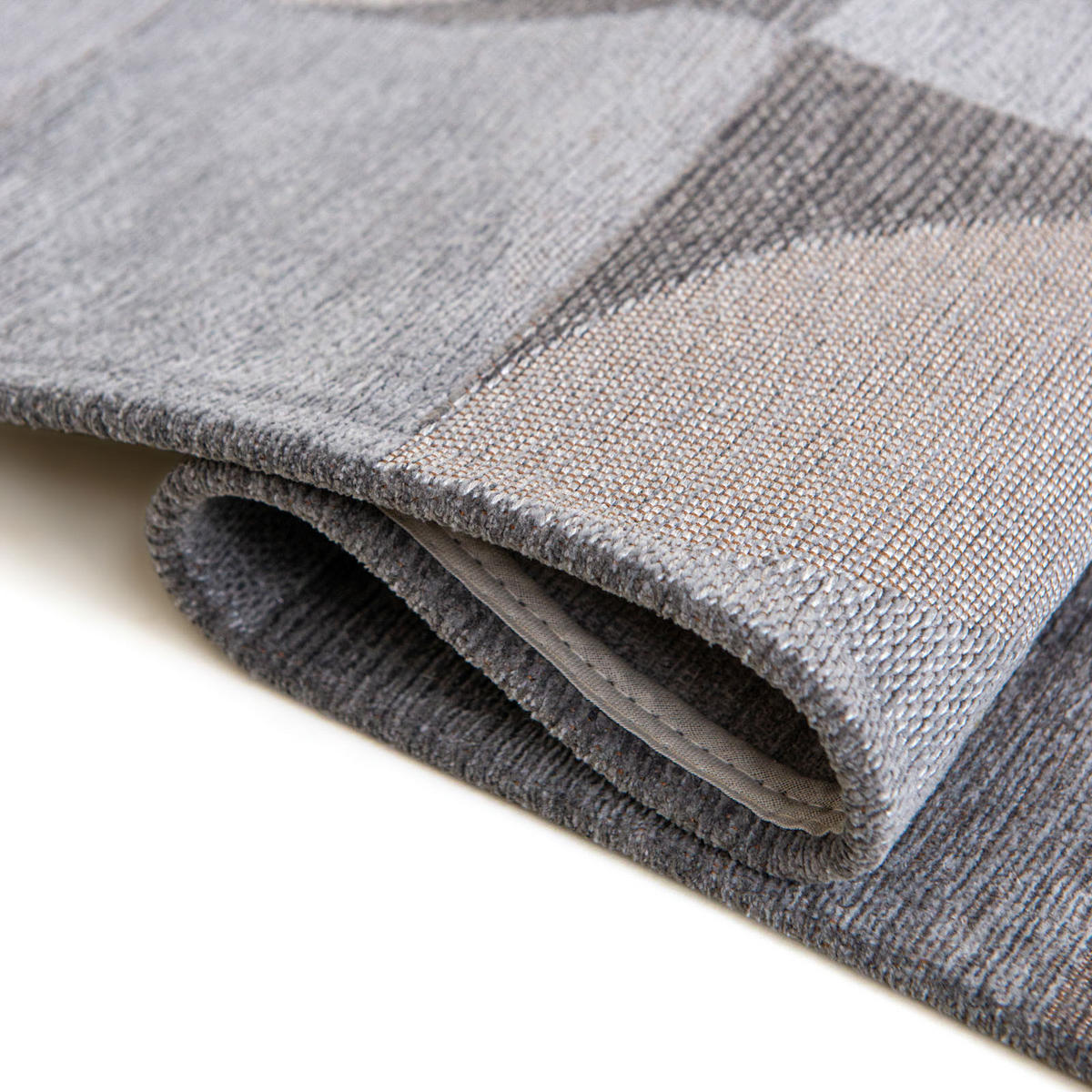TEPPICH Rondo Rock Crystal 240/340 cm - Grau, Textil (240/340cm) - Lola&Moi