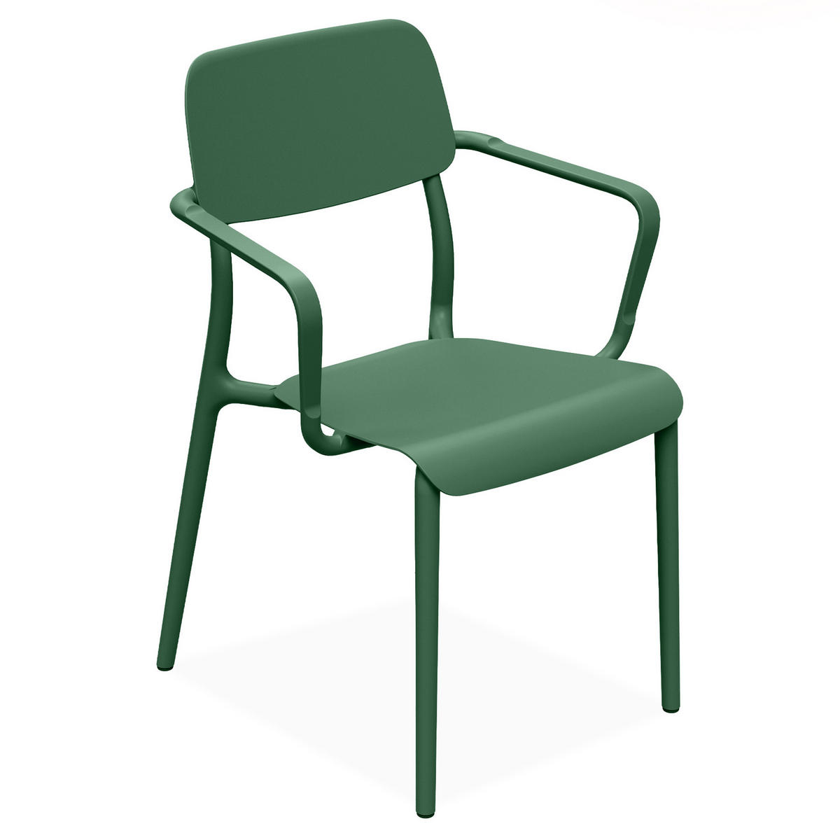 GARTENMÖBEL-SET GALIO, 5-tlg - Grün, Kunststoff - KONSIMO®