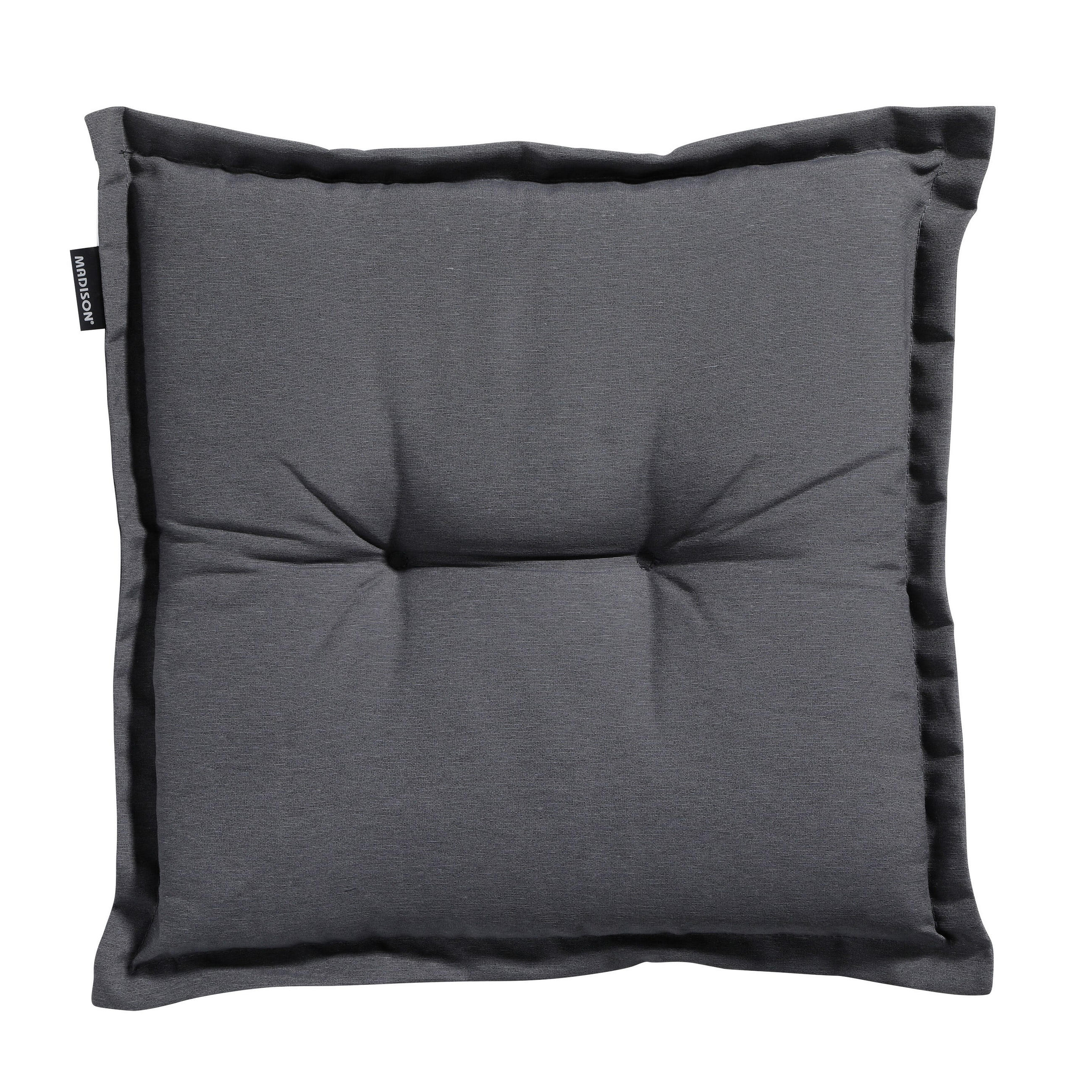 SITZKISSEN Panama 50/50 cm 4er-Set - Grau, Textil (50/5/50cm) - Madison