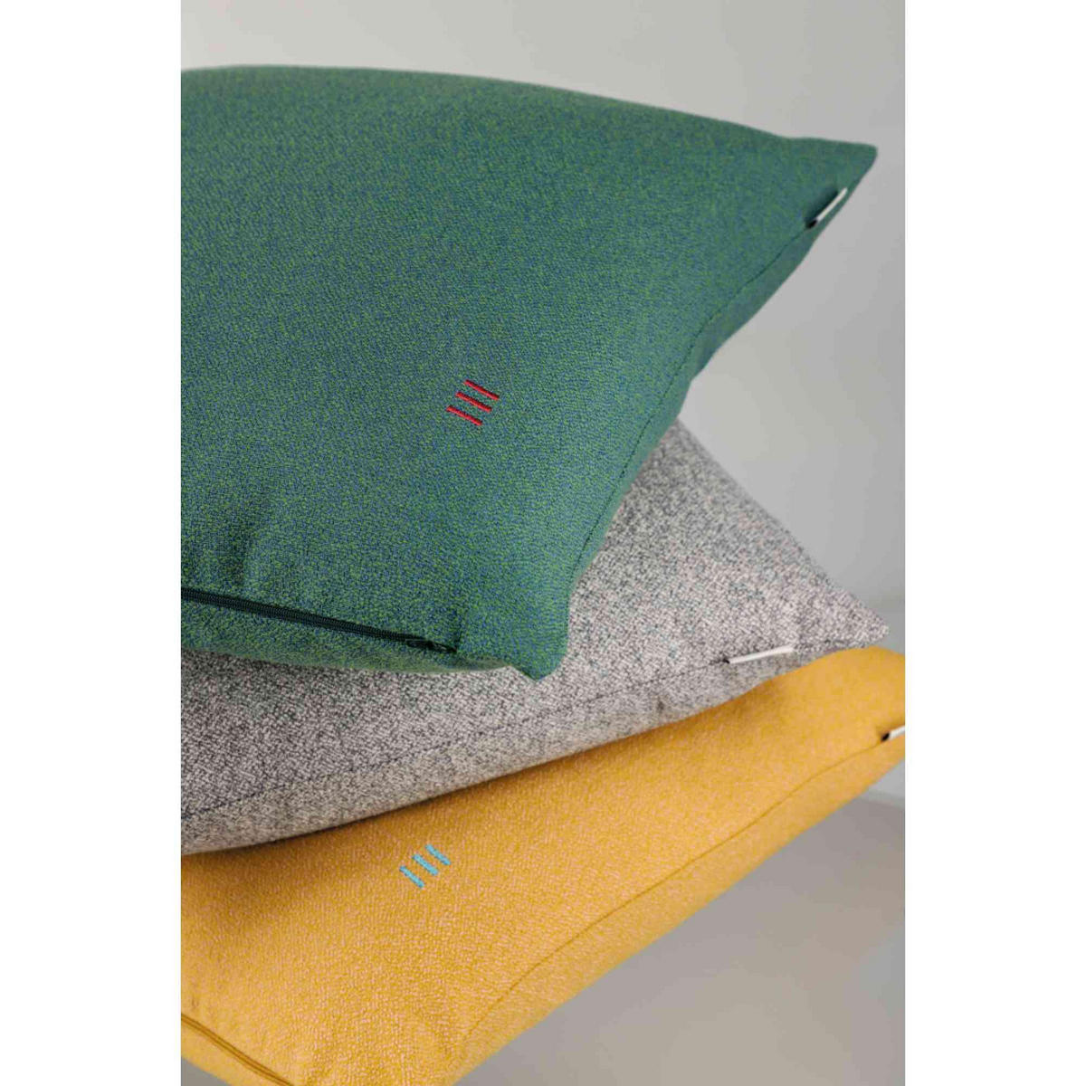 ZIERKISSENHÜLLE DEKOKISSENHÜLLE FUN 2er Set - Grün, Textil (45/45cm) - Esprit