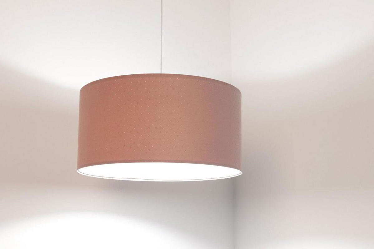 HÄNGELEUCHTE Rosa 30/20 cm - Pink/Weiß, Kunststoff (30/0.6/20cm) - ONZENO