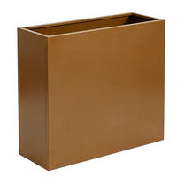 KVETINÁČ Vaargel - hnedá, kov (90/82/30cm) - casa.pro