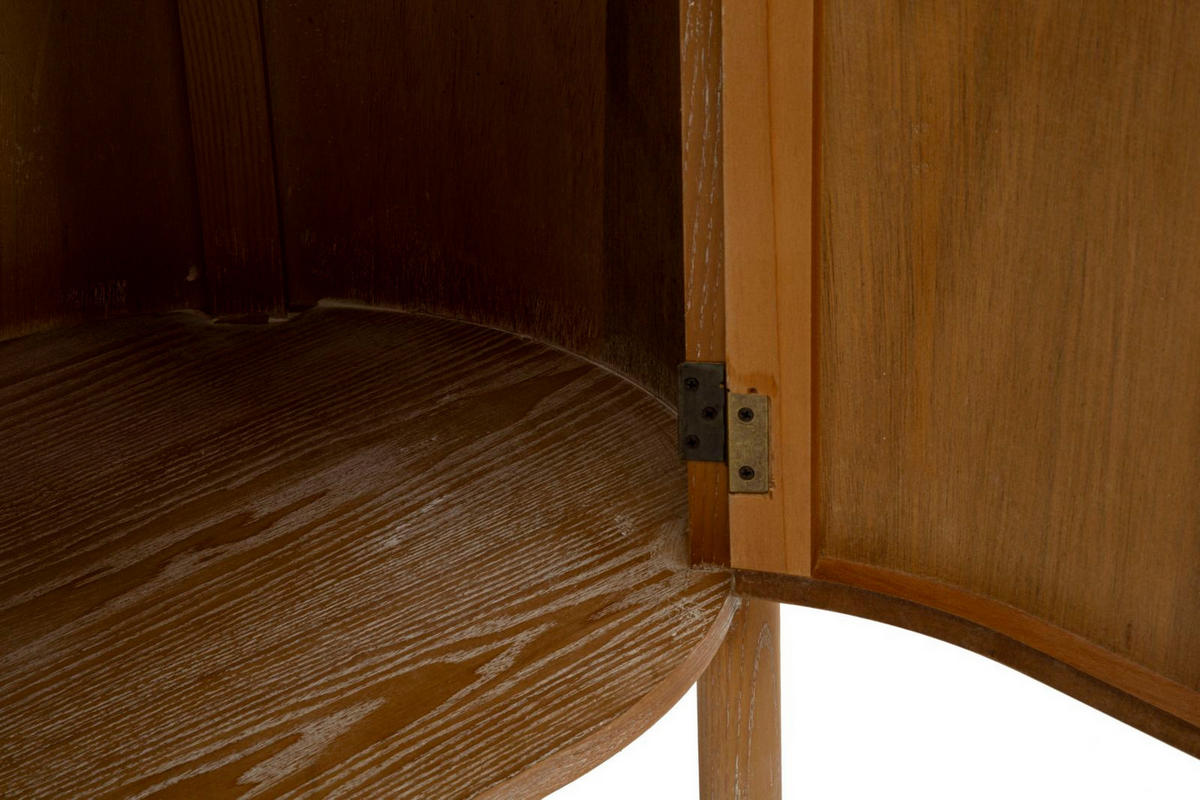 KOMMODE Gothenburg, braun, Tannenholz, MDF und Eisen, 81 x 46 x 82 cm - Braun, Holz/Holzwerkstoff (81/82/46cm) - Mauro Ferretti