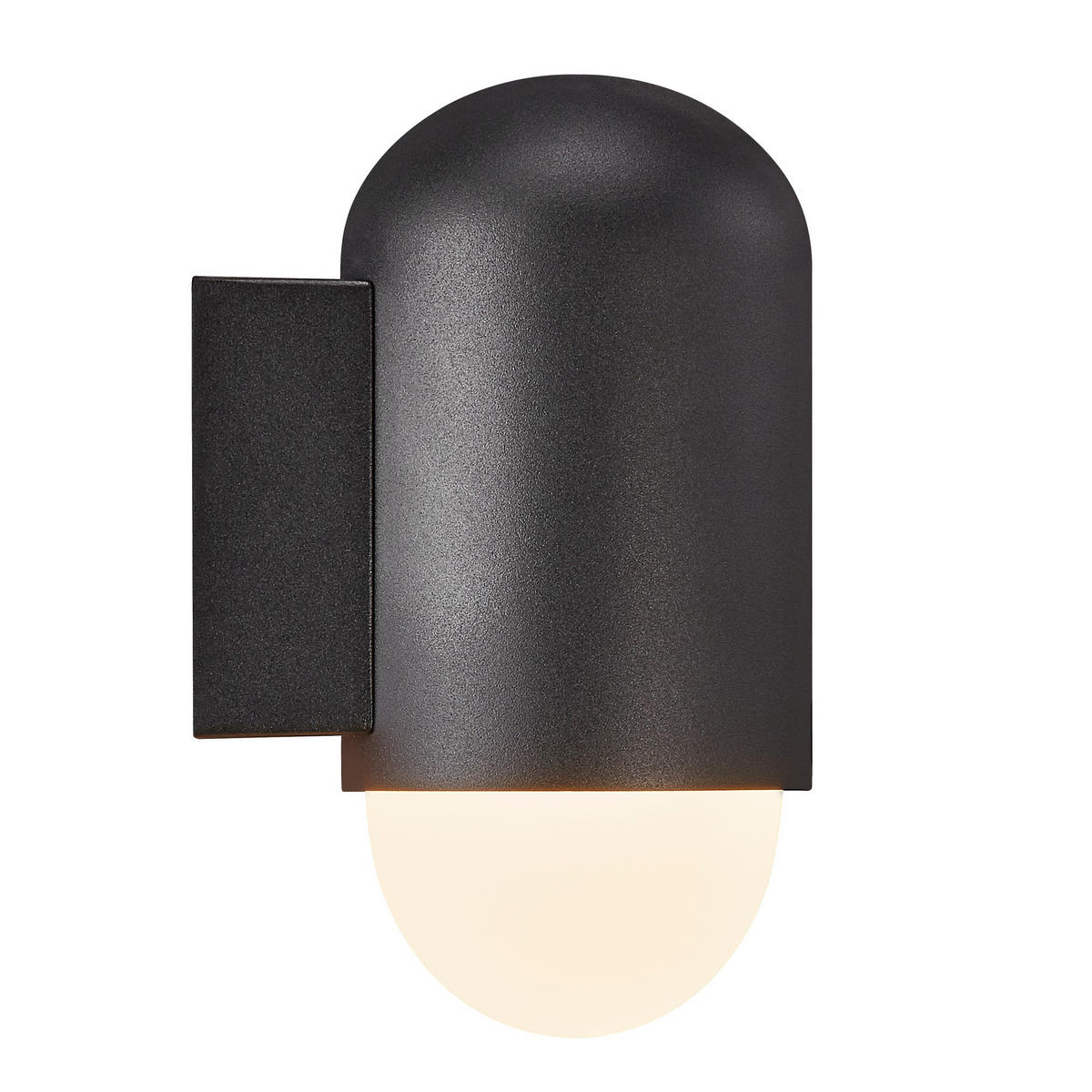 WANDLEUCHTE Heka - Schwarz - 13.8/10.6/21.6 cm - Schwarz, Kunststoff (10.6/21.6/21.6cm) - Nordlux