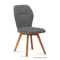 ESSZIMMERSTUHL (8er-Set) Donia 51x92x60 Eiche geölt/Grau - Eichefarben/Grau, Kunststoff (60/92/51cm) - 58aufmkessel