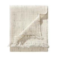 BAVLNĚNÁ deka Jona Krémová 140x200 cm - krémová, textil (140/200cm) - benuta Pure