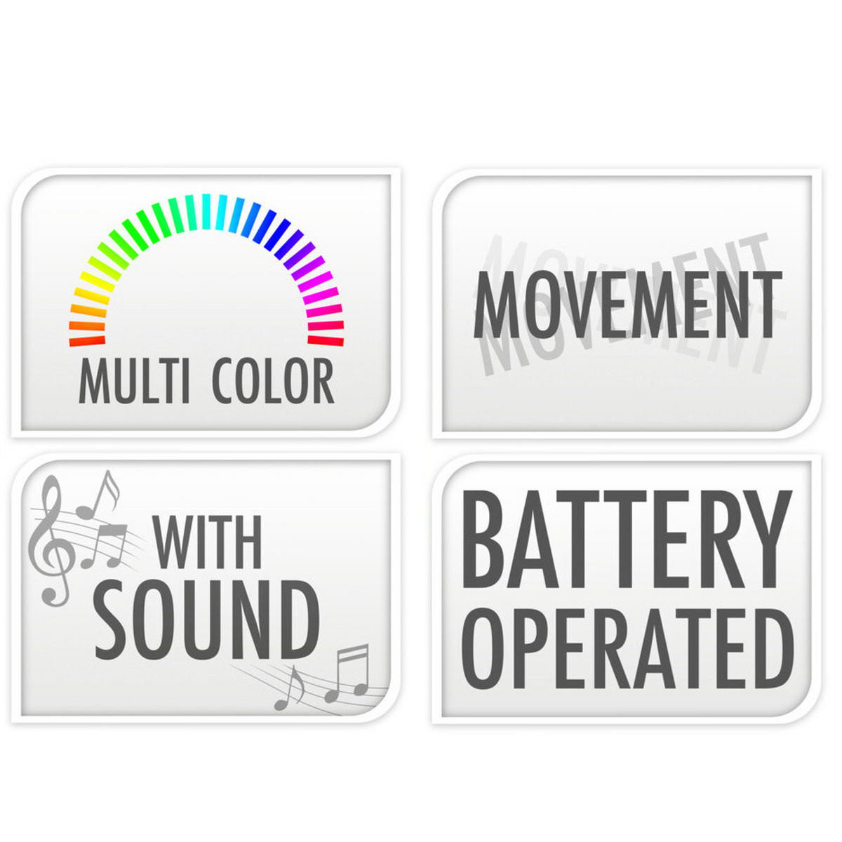 LED-KARUSSELL Weihnachten 23/28 cm - Multicolor, Kunststoff (23.2/28.3/23.2cm) - Home Styling Collection