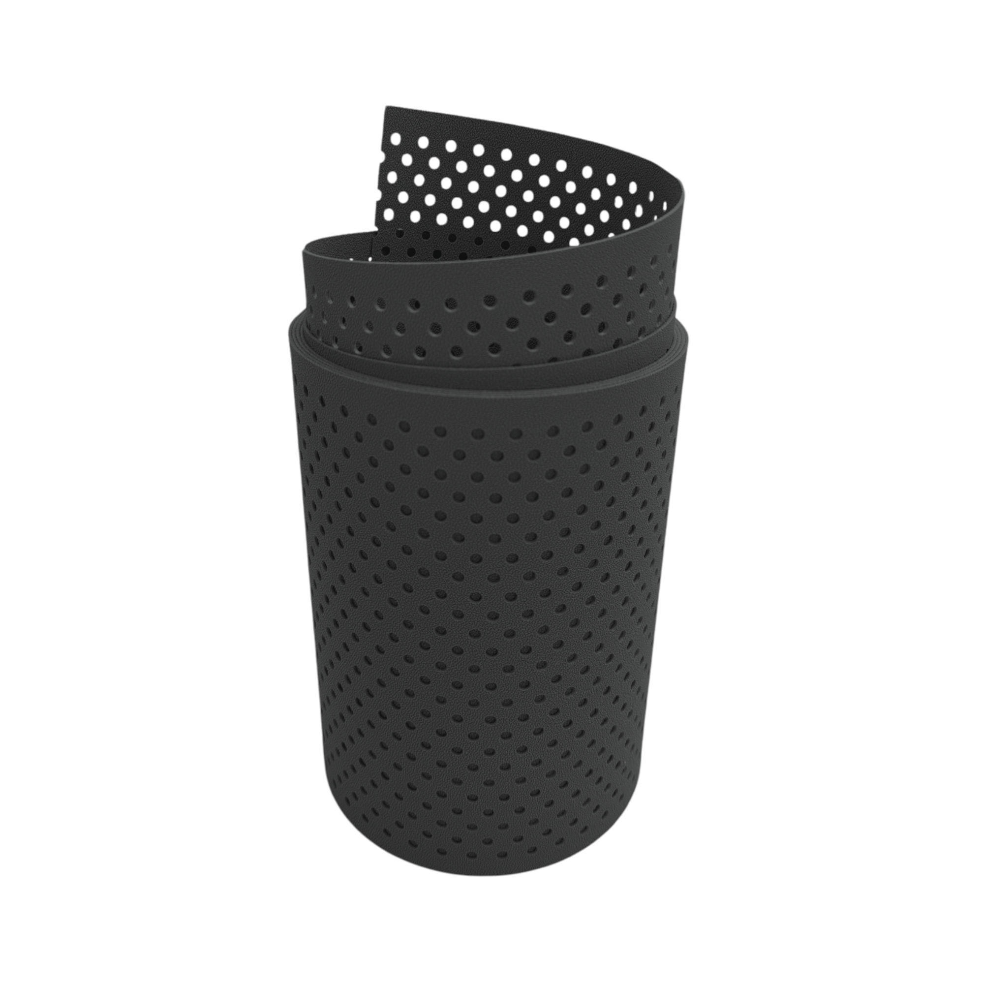 SICHTSCHUTZSTREIFEN PP Premium Gelocht 15 Prozent Streifen Anthrazit 2,55m - Anthrazit, Kunststoff (255/19cm) - ZAUN|ZU