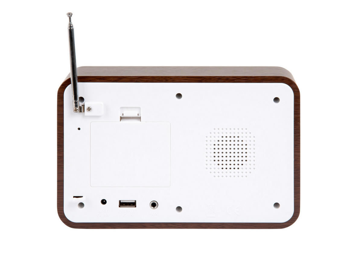 WECKER FM Radio 19/6/12 cm - Braun, Holz (6/12/19cm) - Karlsson