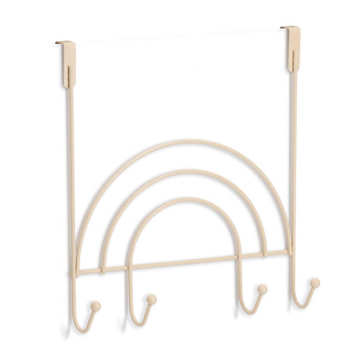 TÜRHAKENLEISTE Metall - Beige, Metall (8/33/30cm)