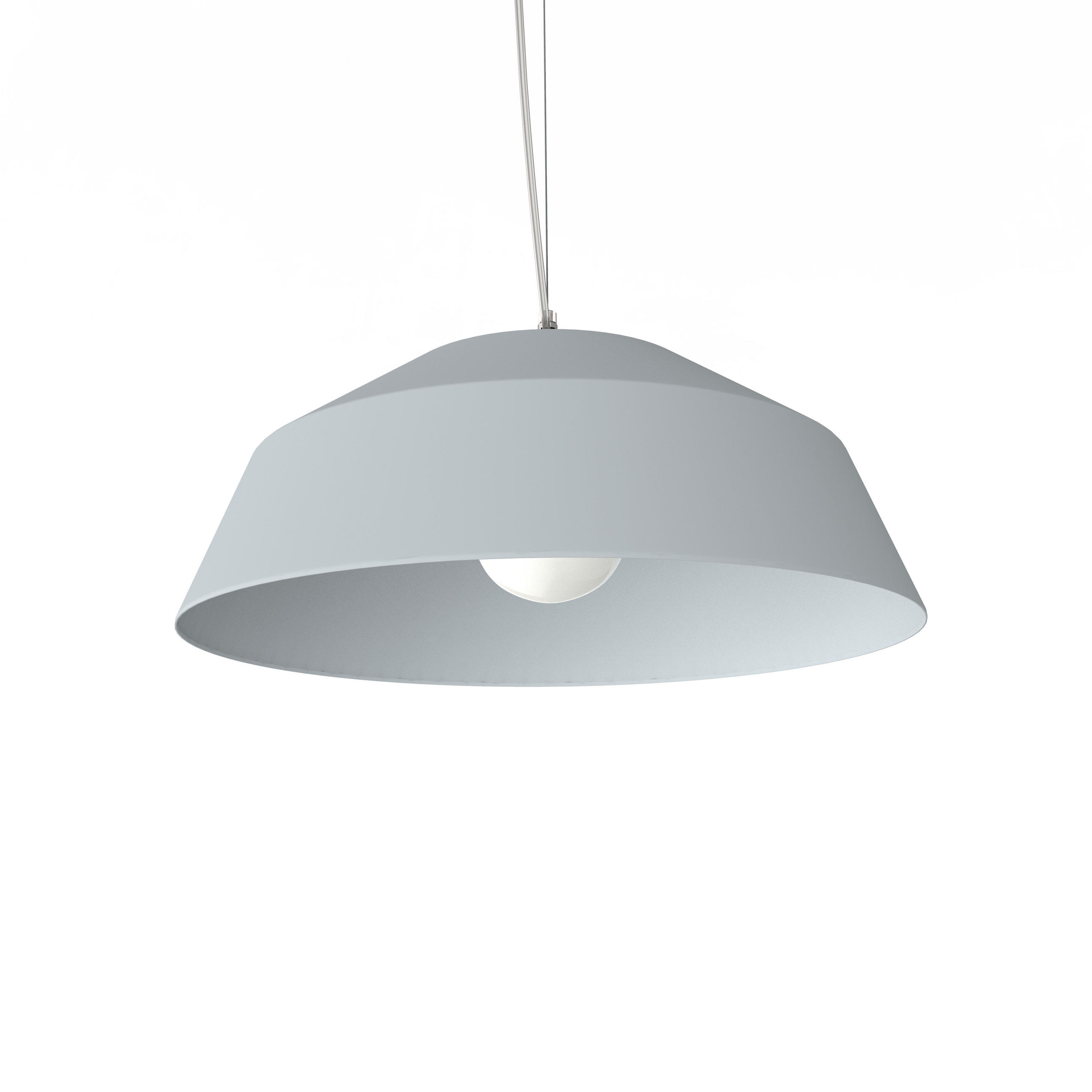 HÄNGELEUCHTE Tokyo - Grau, Metall (50/50/30cm) - Lumicom