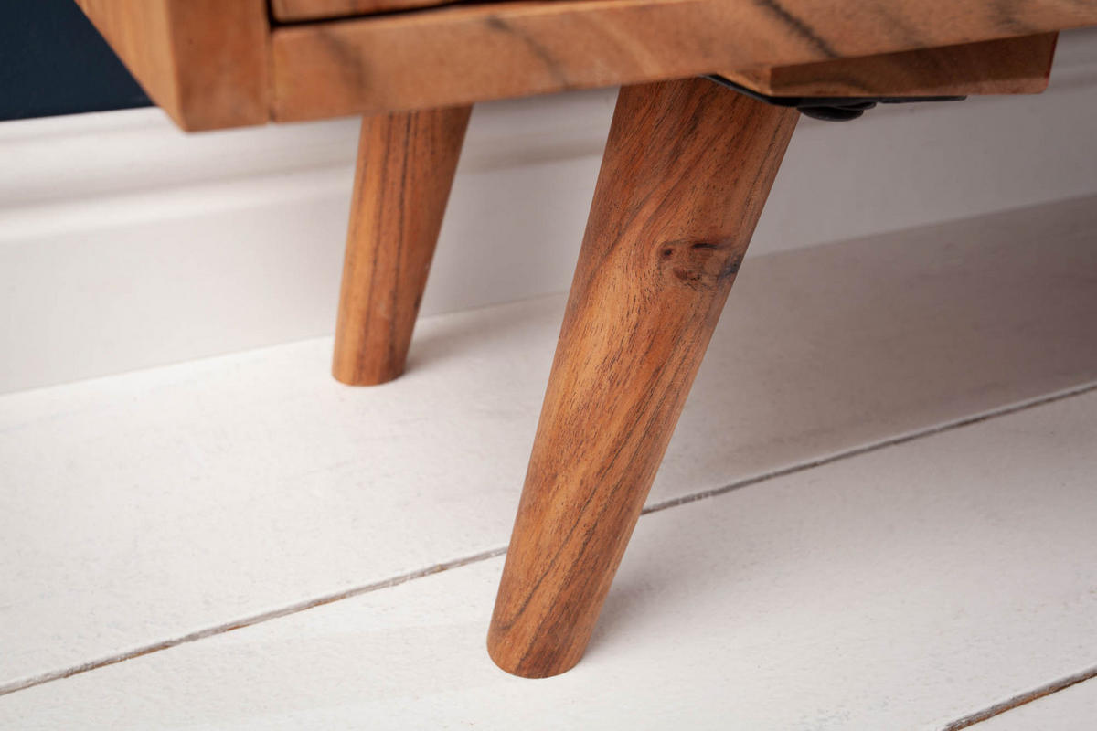 TV-LOWBOARD MYSTIC LIVING Akazie Natur 140cm - Braun, Holz (140/45/35cm) - riess-ambiente