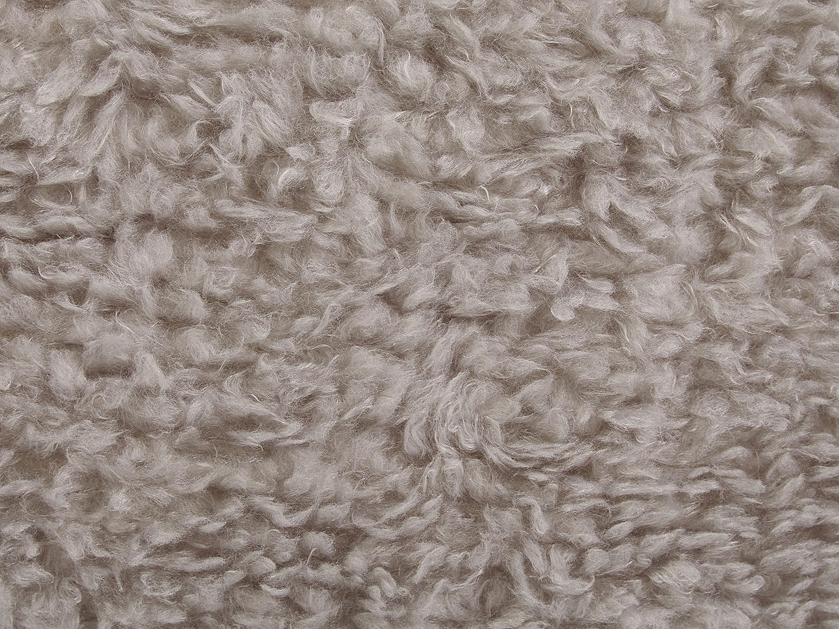 TIERHOCKER Grau Sheep 35/55/40 cm - Grau, Kunststoff/Textil (55/40/35cm) - Beliani