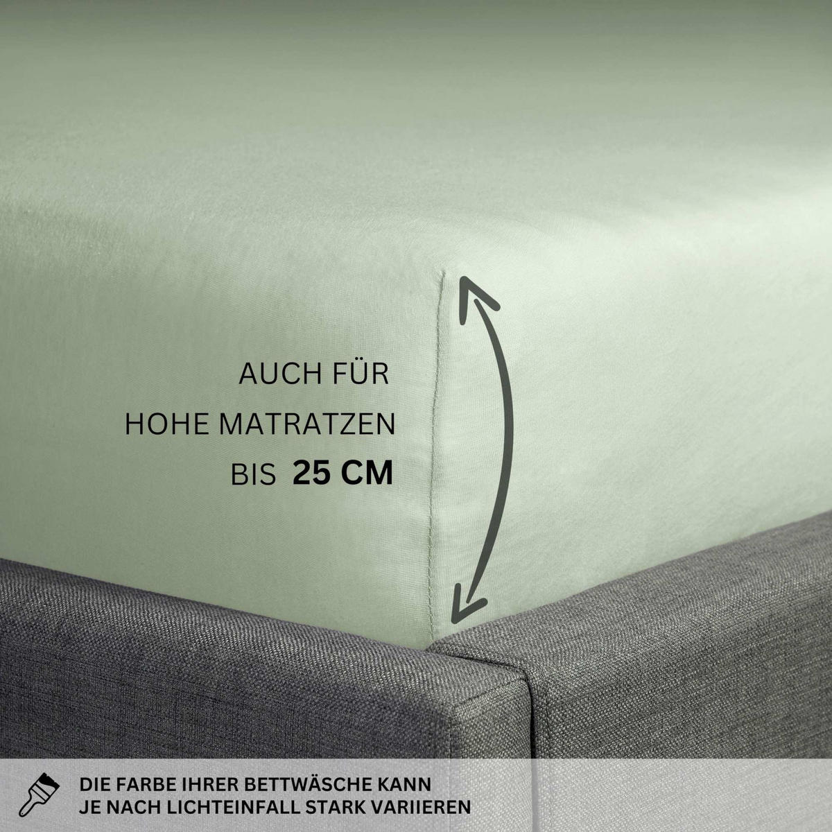 NAPÍNACIE prestieradlo FLAT - biela, textil (90/200cm) - Schöner Wohnen