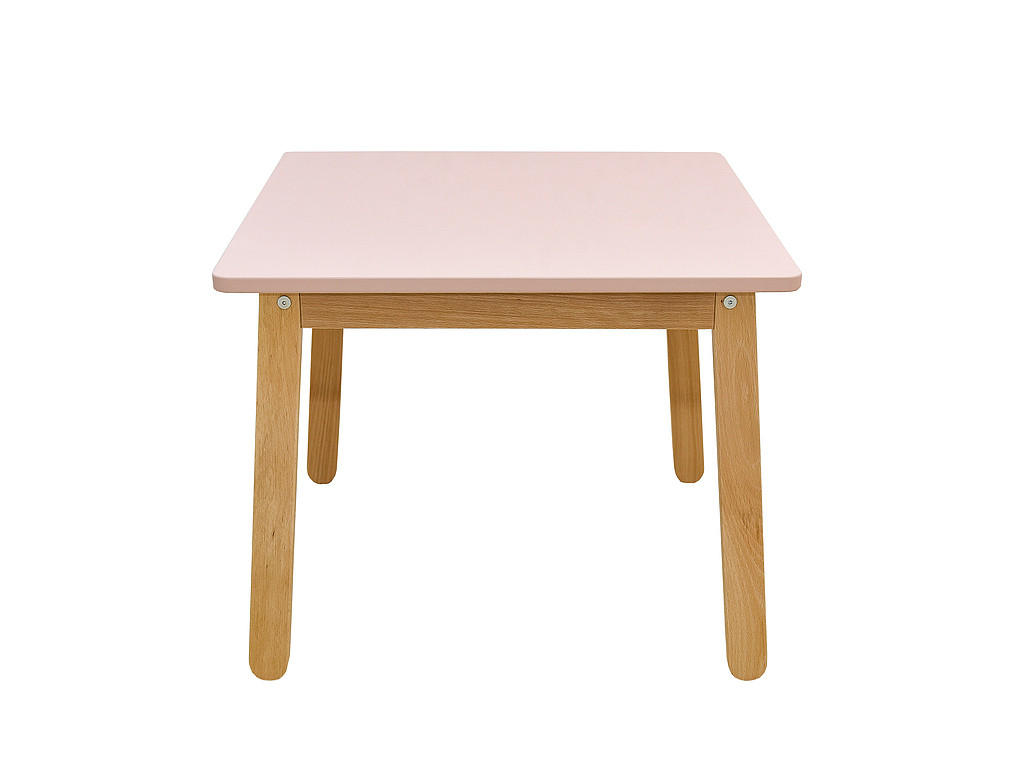 KINDERTISCH Woody - Rosa, Holzwerkstoff (60/49/60cm) - RAUMHIRSCH FURNITURE