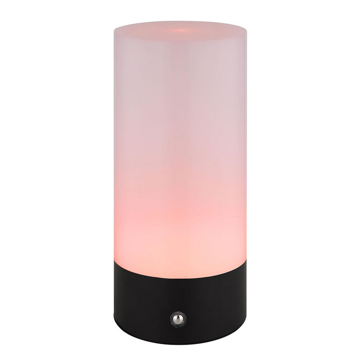 TISCHLEUCHTE RGB-LED Metall, Akku, Touchdimmer, 2er Set - Weiß, Metall (8.8/8.8/19cm) - Globo Lighting