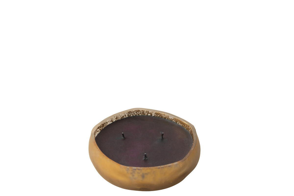 DUFTKERZE M-CHIC - Gold - S - 15 Std. - Goldfarben, Paraffin (13/4cm) - J-Line