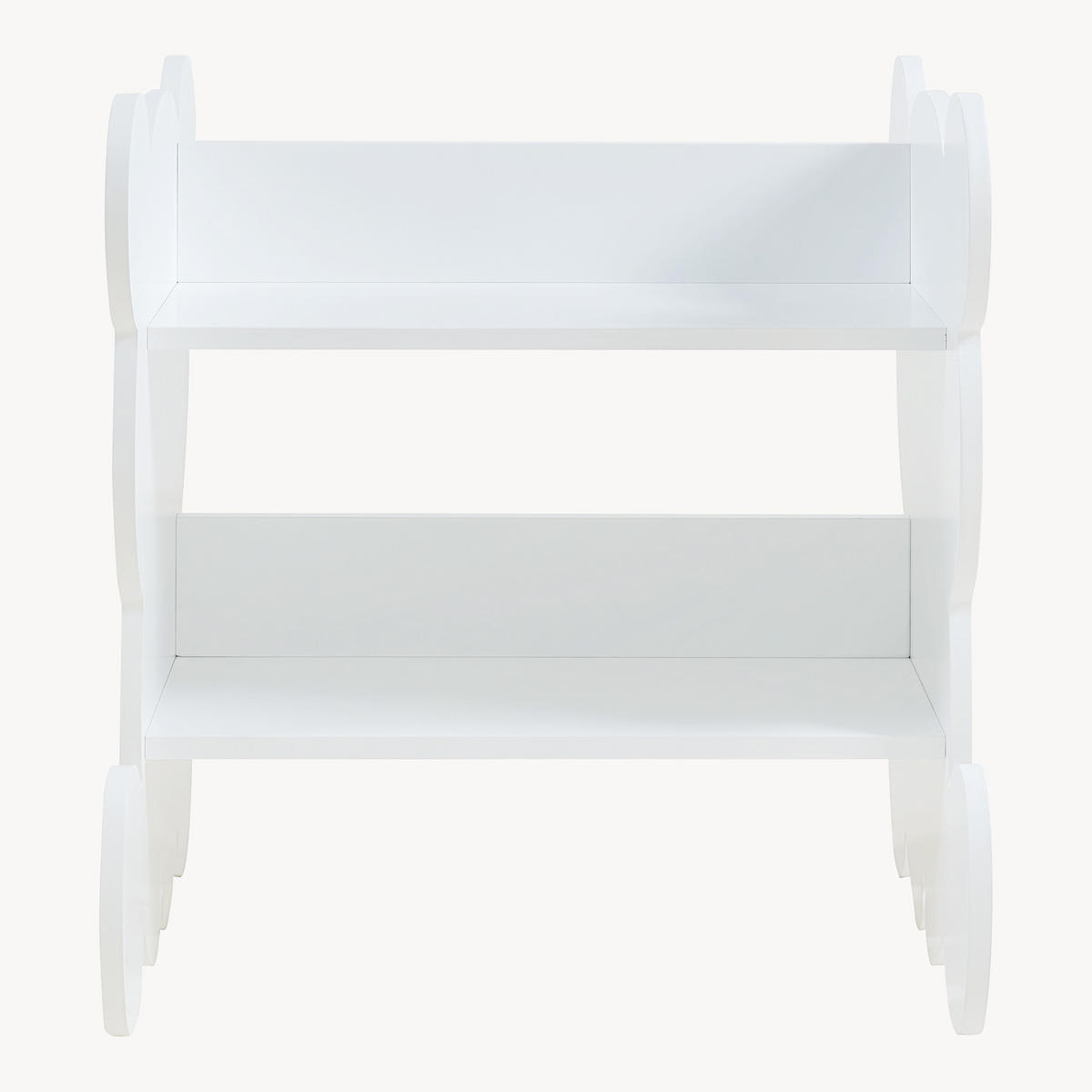 KINDER-STANDREGAL Tårnby - Weiß, Holzwerkstoff (56/60/56cm) - [en.casa]