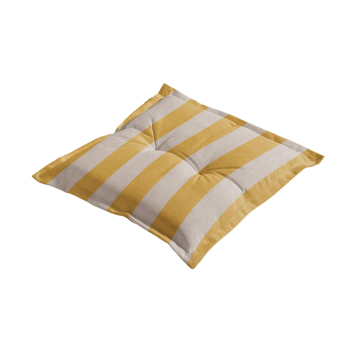 SITZKISSEN Amora - Gelb - 50/50/7 cm - 4er-Set - Gelb, Textil (50/7/50cm) - Madison