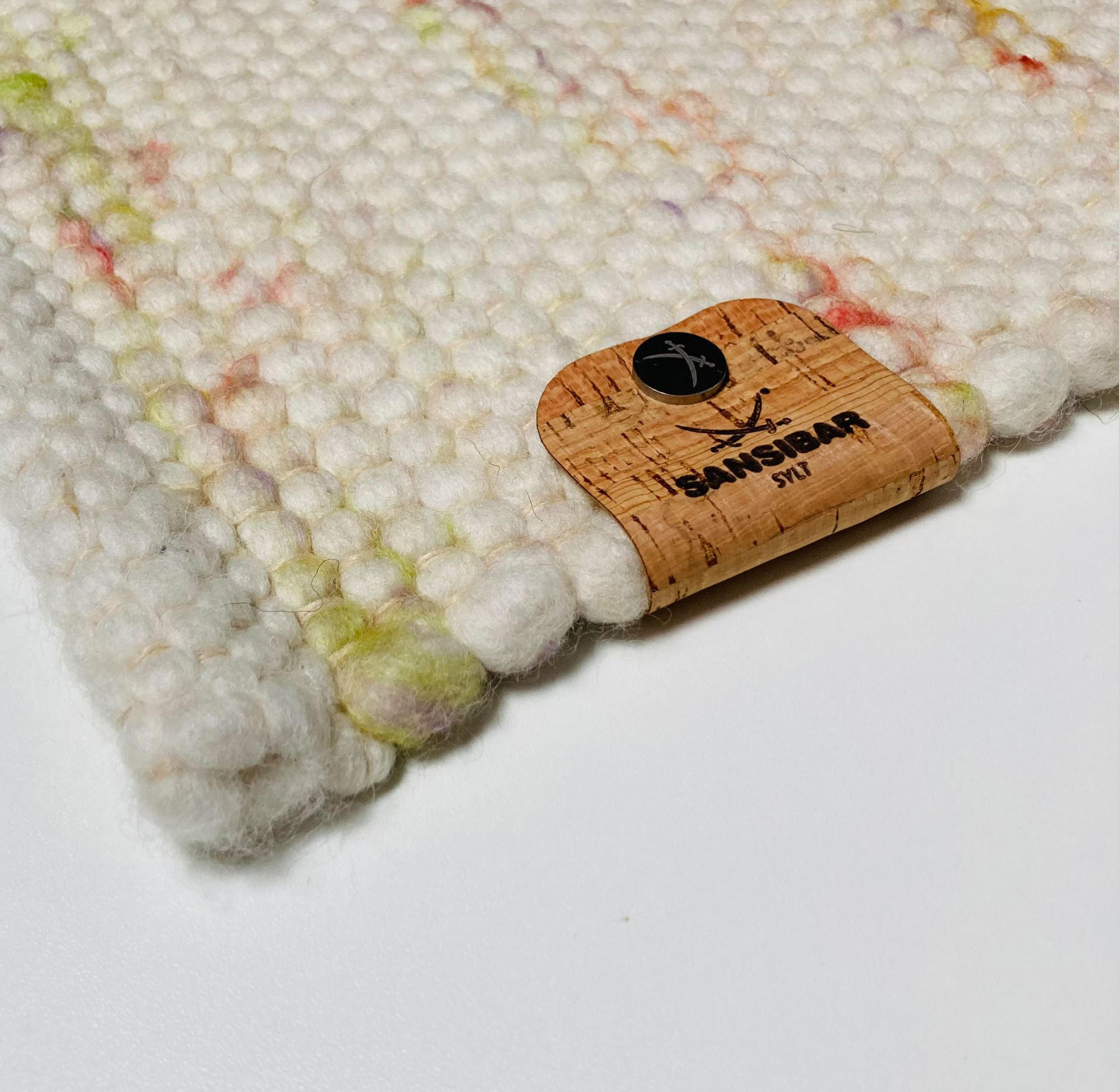 Thumbnail - Sansibar Sylt Webteppich, Mehrfarbig, Textil, Uni, Rechteckig, 90x160 cm, für Fußbodenheizung geeignet, Teppiche & Böden...