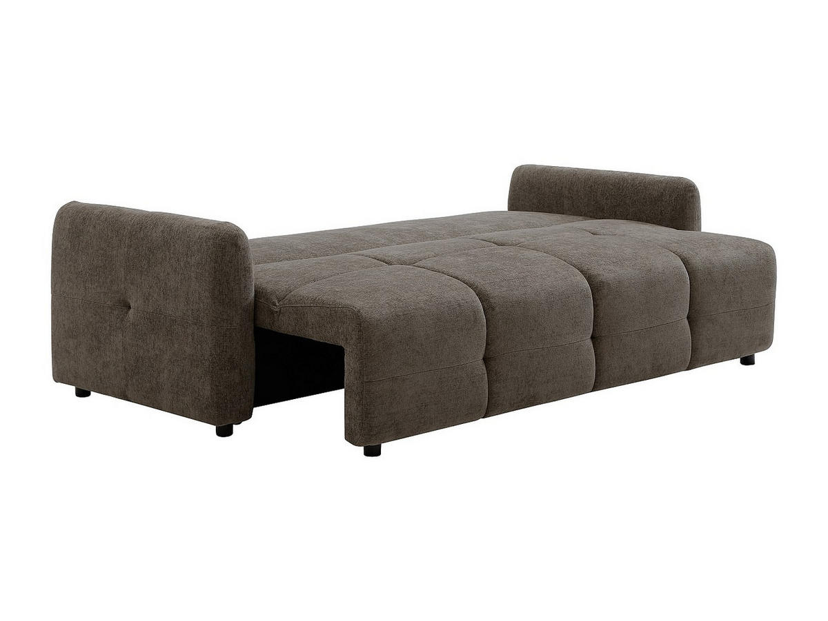 SCHLAFSOFA - 3 Personen - Stoff - Taupe - - Taupe, Textil (218/86/92cm) - Vente-Unique