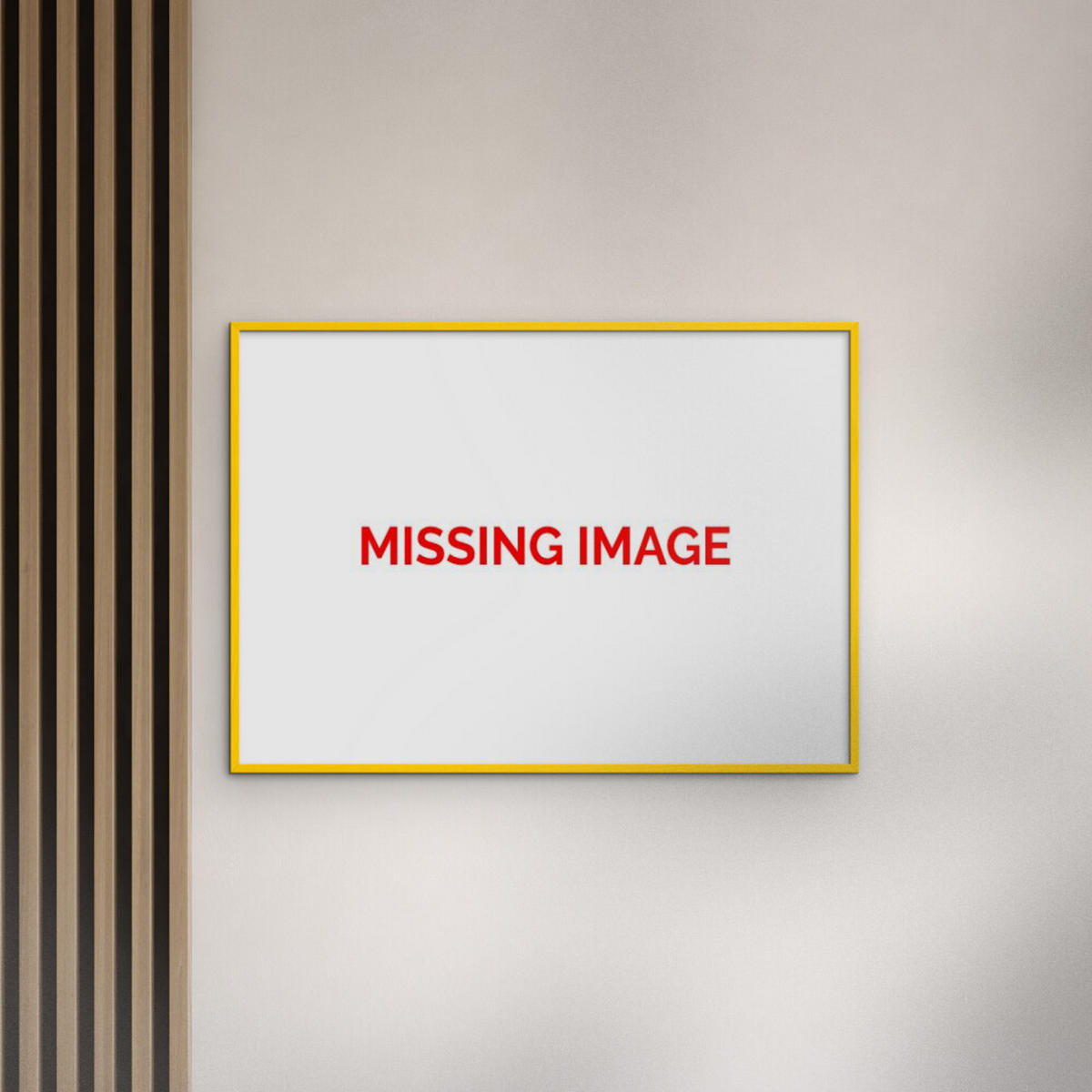 RAHMEN Gelbes Holz Acryl - Gelb, Holz/Papier (42/59.4/2cm) - Poster&Frame