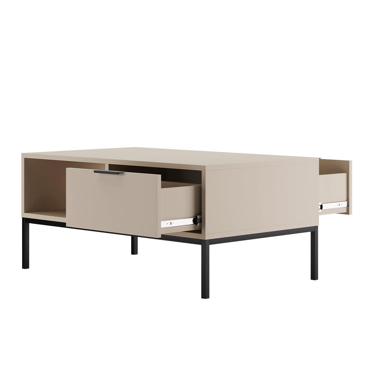 KLUBSKA MIZICA Seattle Kašmir - bež, leseni material (60/100/45.4cm) - Petits-meubles