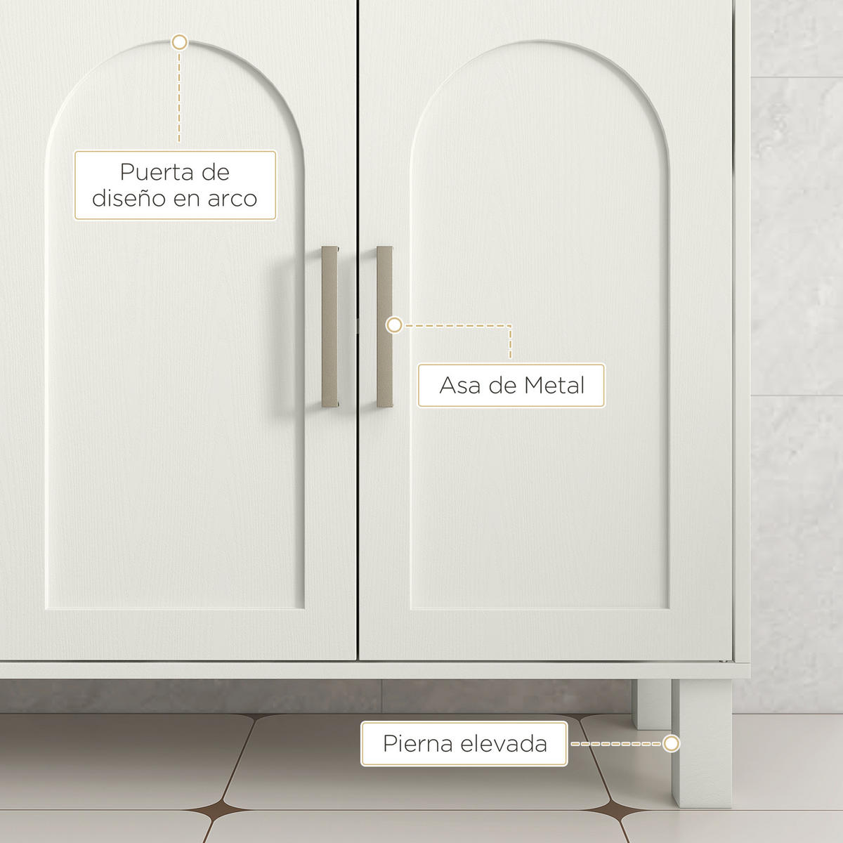 HÄNGESCHRANK Creme 1 Stück - Beige, Kunststoff (90/63/30cm) - GiPP