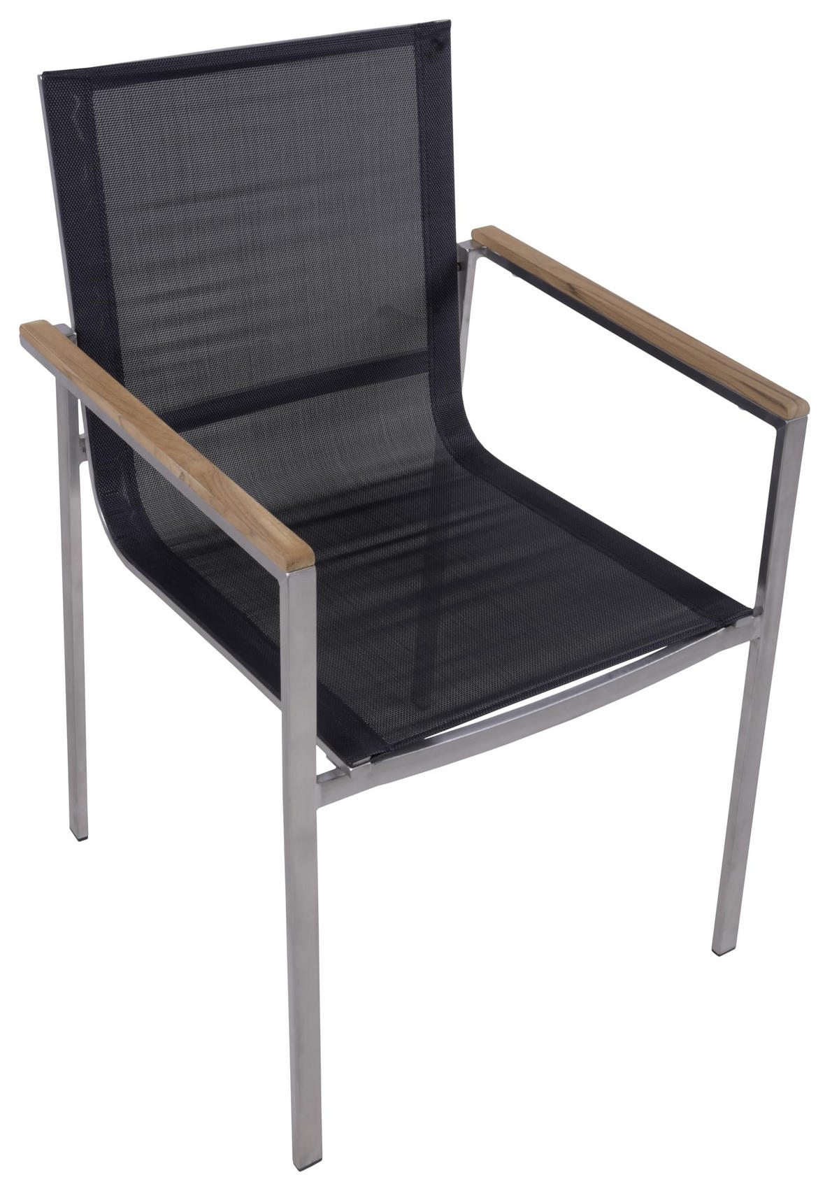 GARTEN-SITZGRUPPE Paul 5-teilig Tisch Hochlehner Dunkelgrau Gartenmöbel-Set - Dunkelgrau, Holz - DELUKE