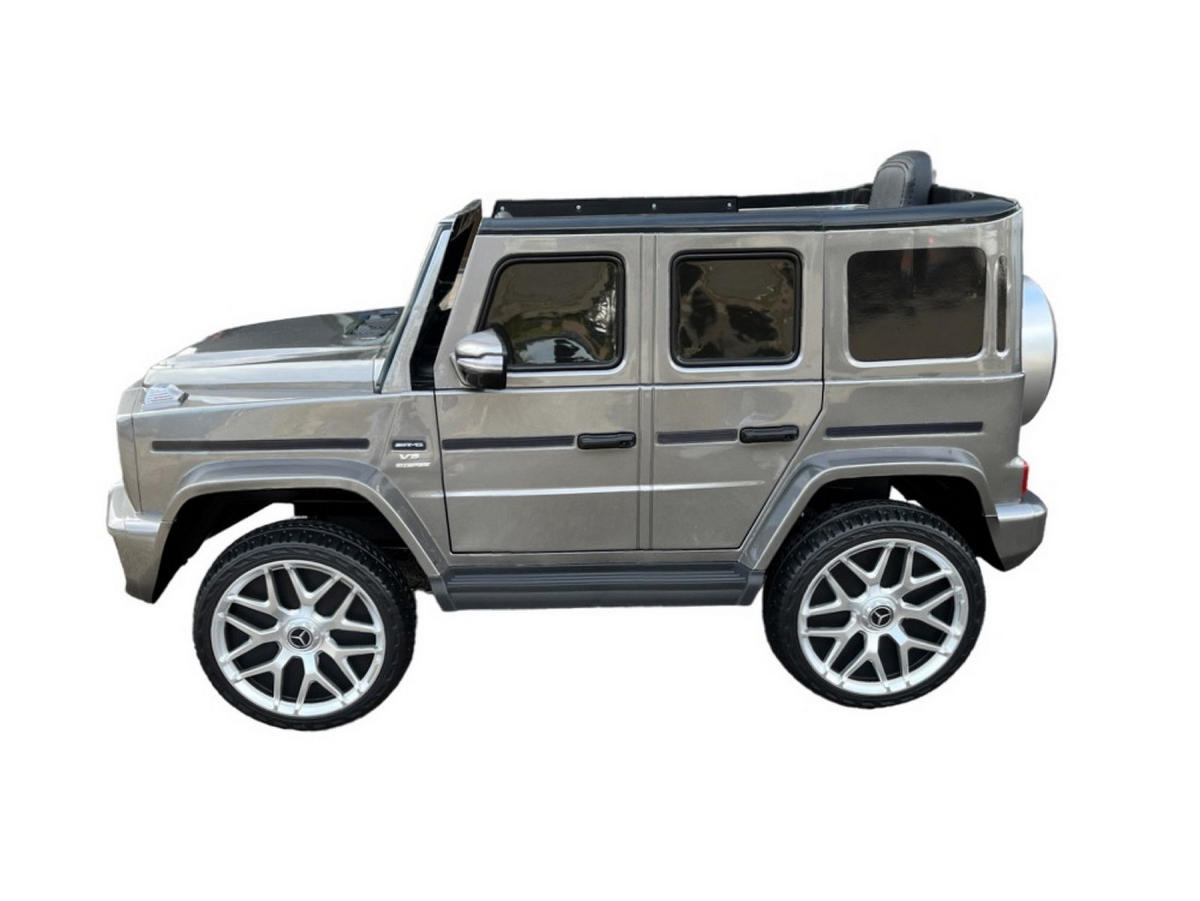 KINDER ELEKTROAUTO Mercedes G63 grau - Grau, Kunststoff (106/62/54cm) - TPFLiving
