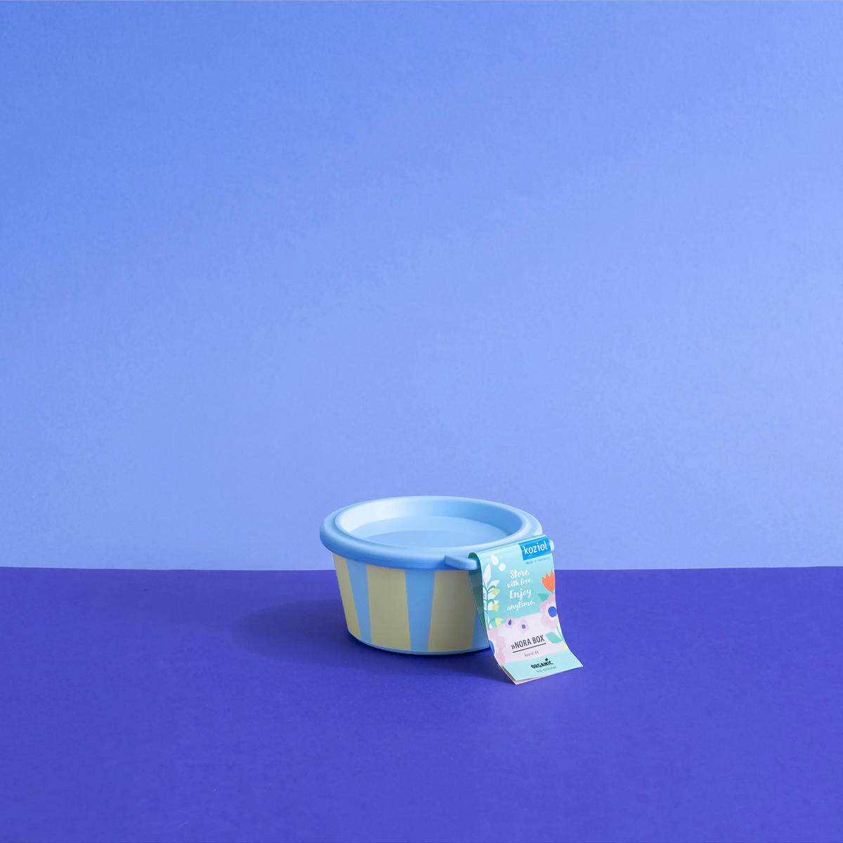 SCHÜSSEL Nora S 250 ml mit Deckel - Blau, Kunststoff (250cm)