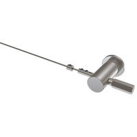SEILSPANNGARNITUR/SEILSPANNER-SET Tavia 500 cm Seil, Chrom - Chromfarben, Metall (3/5/5cm) - INTERDECO