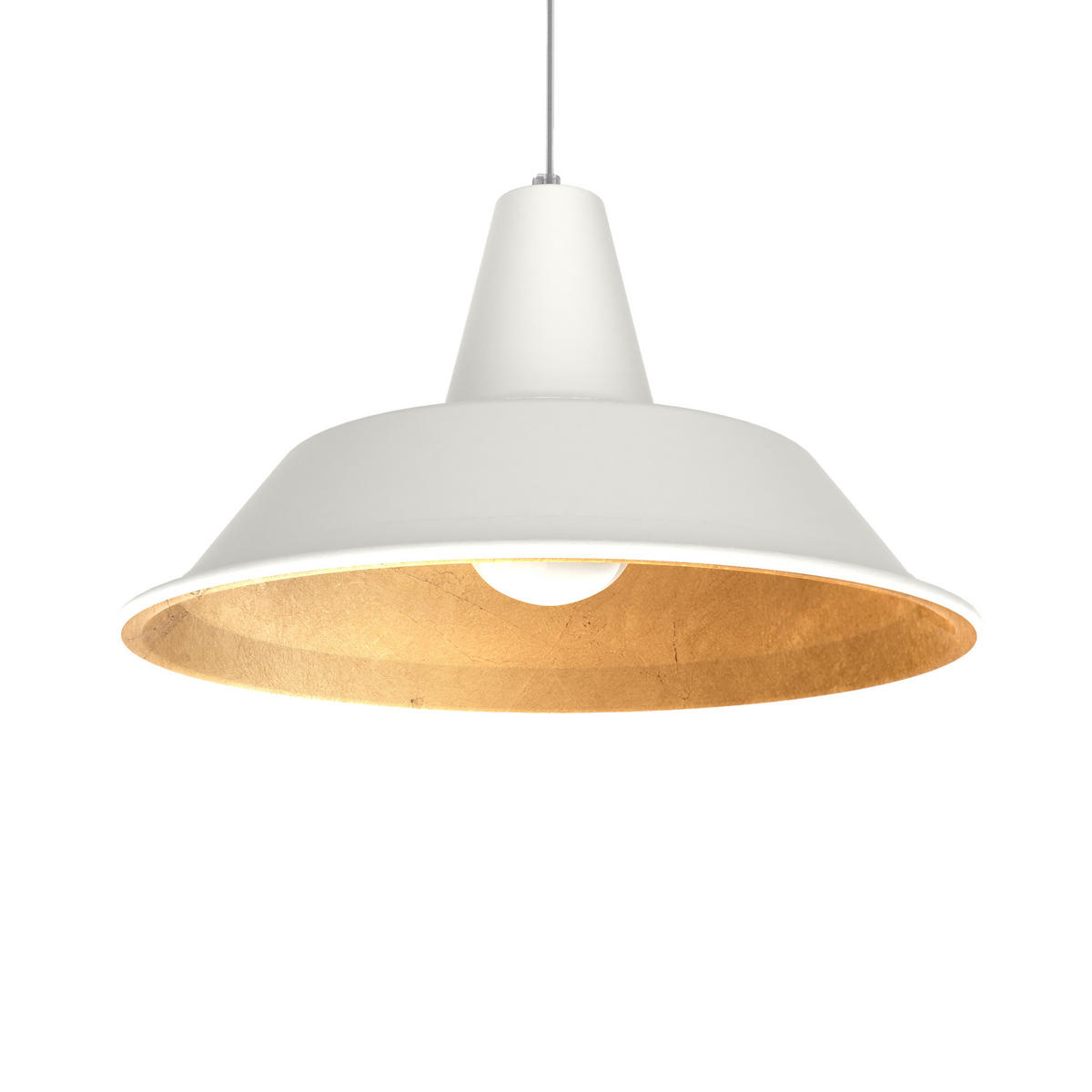 HÄNGELEUCHTE - Goldfarben, Metall (45/45/25cm) - Lumicom