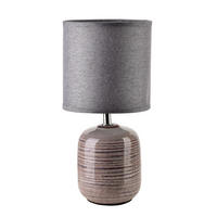 TISCHLAMPE Graubraun 10/14/28.5 cm Keramik - Graubraun, Keramik (10/14/28.5cm) - Mondex