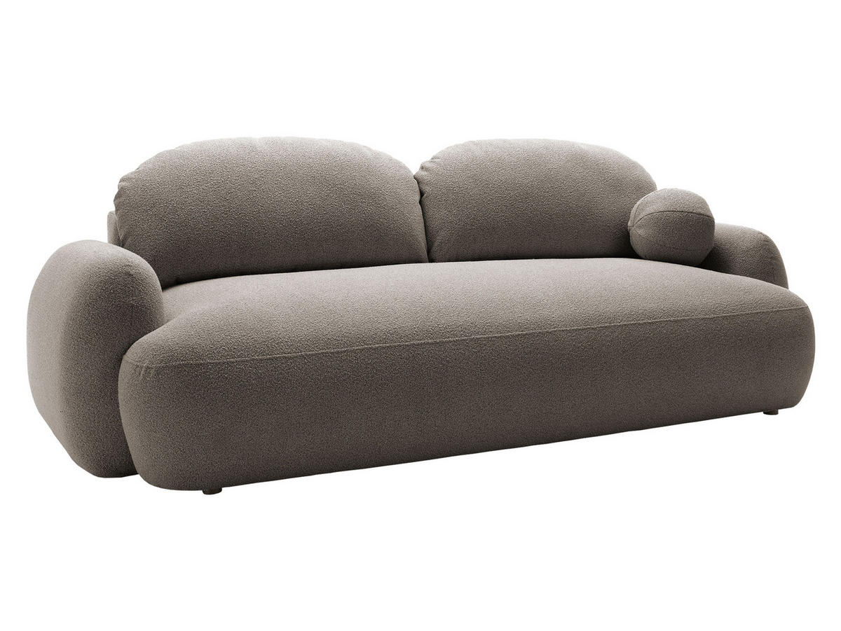 SCHLAFSOFA Mayo - Schwarz/Braun, Holzwerkstoff/Kunststoff (256/85/115cm) - MIRJAN24